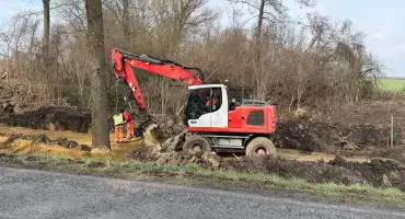 Ścieżka, chodniki i oświetlenie. Inwestycja weszła w kluczowy etap