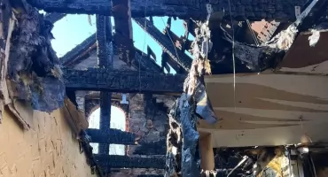 Pożar byłego hotelu w Wilczynie. Zadysponowano 7 zastępów