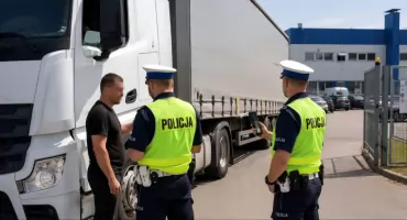 Podejrzenia pracowników. Kierowca zbadany narkotesterem