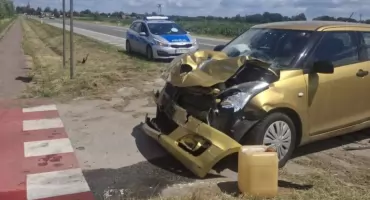 Chwila nieuwagi zakończyła się kolizją